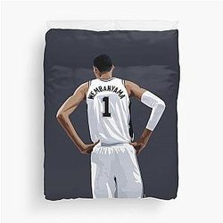 Victor Wembanyama White Duvet Cover