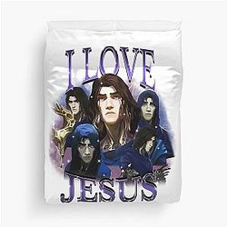 Viktor Jesus Gamer Movies Vintage 90s Duvet Cover