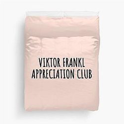 Viktor Frankl Appreciation Club Duvet Cover