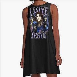 Viktor Jesus Fan Art Gamer Movies 90s A-Line Dress