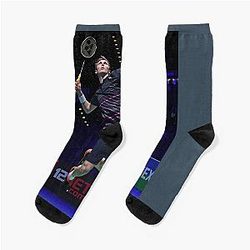 Viktor Axelsen Art Print Socks