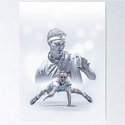 Viktor Axelsen Denmark Badminton Poster