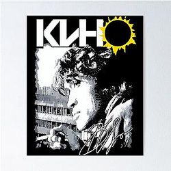 Viktor Tsoi Kino Rock Poster