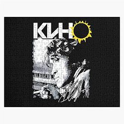 Viktor Tsoi Kino Rock Band Jigsaw Puzzle becomes Viktor Tsoi Kino Rock Band Puzzle