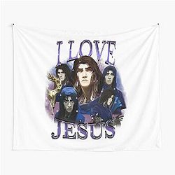 Viktor Jesus Gamer Movies Vintage 90s Tapestry