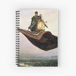 Flying Carpet - Viktor Vasnetsov 1880 Notebook