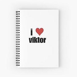 I love Viktor Arcane Spiral Notebook