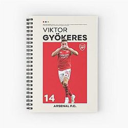 Viktor Gyokeres Spiral Notebook