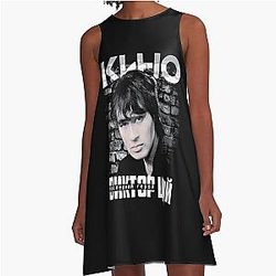 Viktor Tsoi - The Last Hero Perfect Gift A-Line Dress