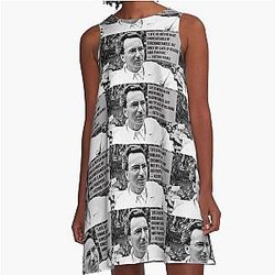 Viktor Frankl, Life quotation Digital artwork A-Line Dress