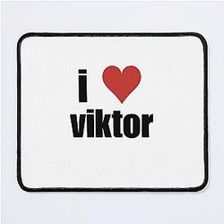 I Love Viktor Mouse Pad