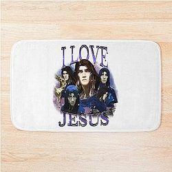 Viktor Jesus Fan Art Gamer Movies Vintage 90s Bath Mat