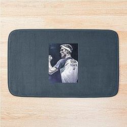 Viktor Axelsen Throw Pillow Bath Mat