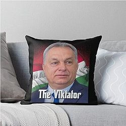 Viktor Orban The Viktor or The Viktator Throw Pillow