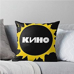 Viktor Tsoi Sun Throw Pillow
