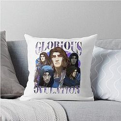 Viktor Fan Art Gamer Movies Vintage Throw Pillow