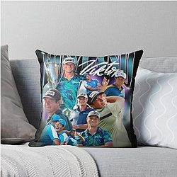 Viktor Hovland Golf Throw Pillow