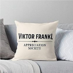 Viktor Frankl Appreciation Society Throw Pillow