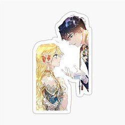 The Villainess is a Marionette Puzzle Raphael x Cayenne Sticker
