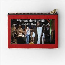 Vince Vaughn Four Christmases Swaddle Zipper Pouch