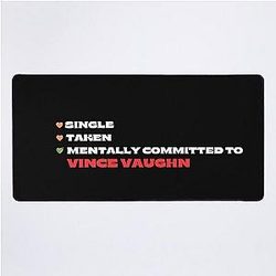 Mentally Committed Vince Vaughn Desk Mat
