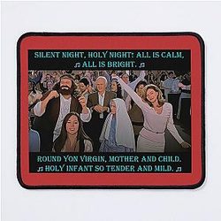 Swaddle the baby Vince Vaughn Four Christmases T-shirt mousepad