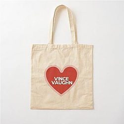 I Heart Vince Vaughn Cotton Tote Bag