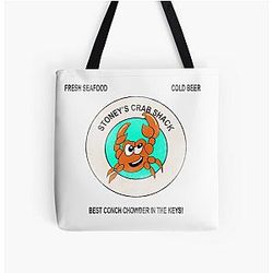 Stoney's Crab Shack from the TV show Bad Monkey starring Vince Vaughn set in the Florida Keys Tote Bag