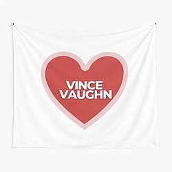 I Heart Vince Vaughn Tapestry