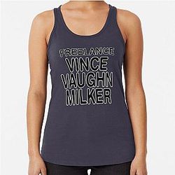 FREELANCER VINCE VAUGHN Racerback Tank Top