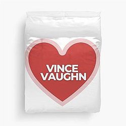 I Heart Vince Vaughn Duvet Cover