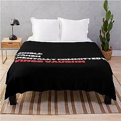 Mentally Committed to Vince Vaughn Throw Blanket