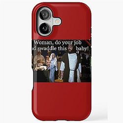 Swaddle the baby-Vince Vaughn Four Christmases iPhone Tough Case