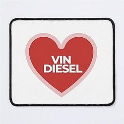I Heart Vin Diesel Mouse Pad becomes 
I Heart Vin Diesel Mousepad
