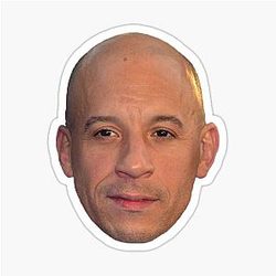 Vin Diesel sticker