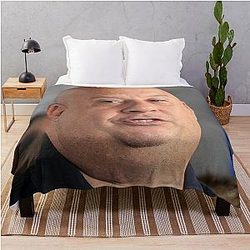 Fat Vin Diesel Throw Blanket