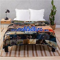 Fast Furious IT'S NEVER GOODBYE Paul Walker Vin Diesel Throw Blanket
