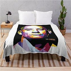 Vin Diesel Pop Art Throw Blanket