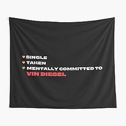Mentally Committed Vin Diesel Tapestry