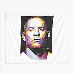 Vin Diesel Pop Art Tapestry