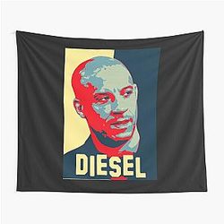 Vin Diesel Fan Art Illustration Classic Tapestry
