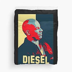 Vin Diesel Illustration Hope Poster Classic Duvet Cover