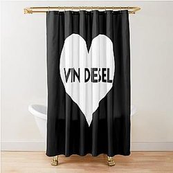 Love Vin Diesel Shower Curtain