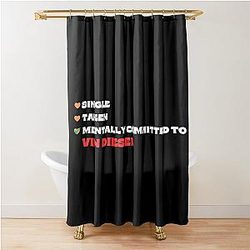 Mentally Committed to Vin Diesel Shower Curtain