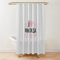 I Love Vin Diesel Shower Curtain