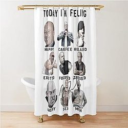 Vin Diesel Dominic Toretto Shower Curtain