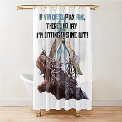 ARK - If Vin Diesel Played ARK, There's No Way I'm Sitting This One Out Shower Curtain