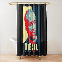 Vin Diesel Fan Art Illustration Poster Classic Shower Curtain