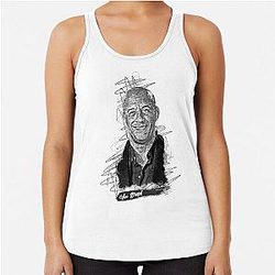 Vin Diesel Abstract Sketch Art Racerback Tank Top