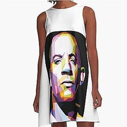 Vin Diesel pop art A-Line Dress
